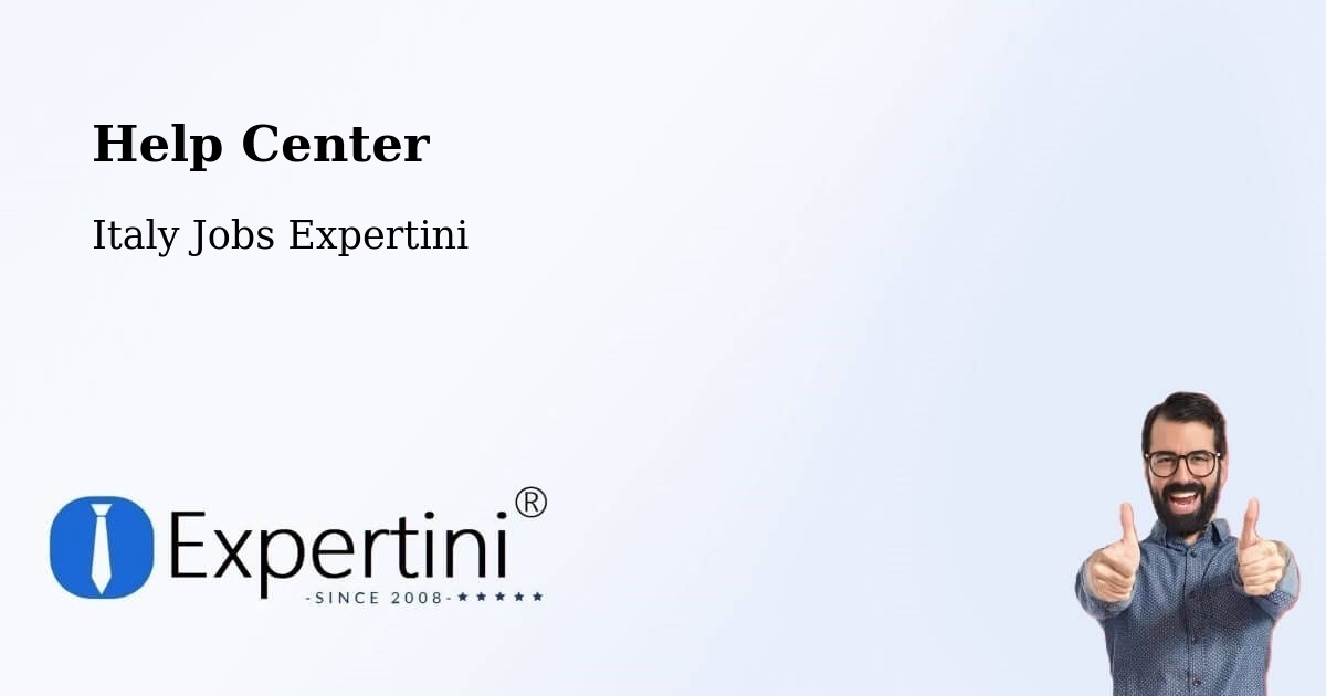 Help Center – Buccinasco - Italy Jobs Expertini
